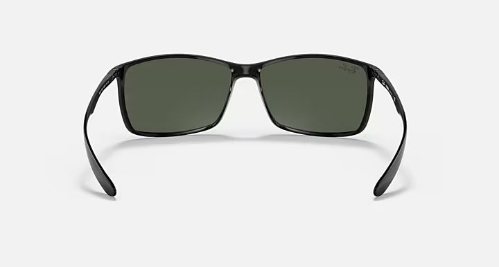 RAY-BAN RB4179 LITEFORCE Black & Green Classic Square Sunglasses For Men L