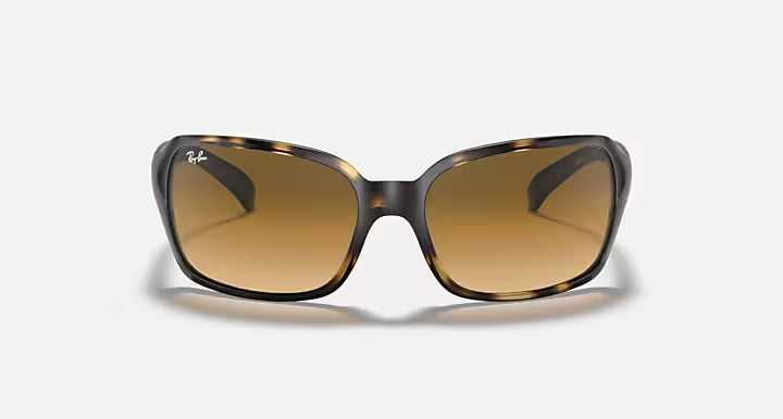 RAY-BAN RB4068 Light Havana & Light Brown Gradient  Square Sunglasses For Women M