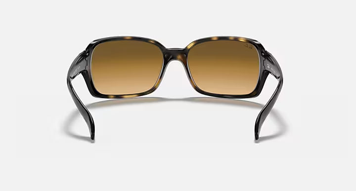 RAY-BAN RB4068 Light Havana & Light Brown Gradient  Square Sunglasses For Women M