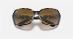 RAY-BAN RB4068 Light Havana & Light Brown Gradient  Square Sunglasses For Women M