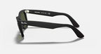 RAY-BAN ORIGINAL WAYFARER CLASSIC Black & G-15 Green Square Sunglasses For Unisex L
