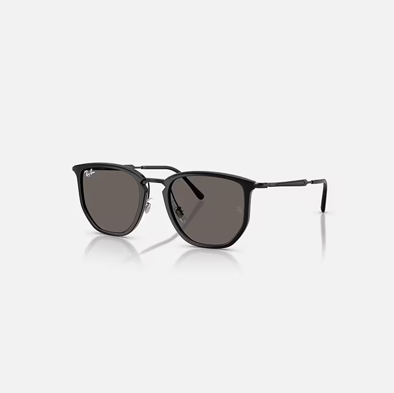 RAY-BAN RB4451 Black & Dark Grey Irregular Sunglasses For Unisex L