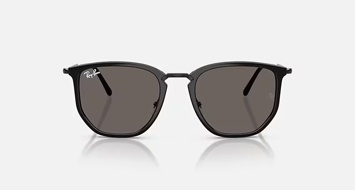 RAY-BAN RB4451 Black & Dark Grey Irregular Sunglasses For Unisex L