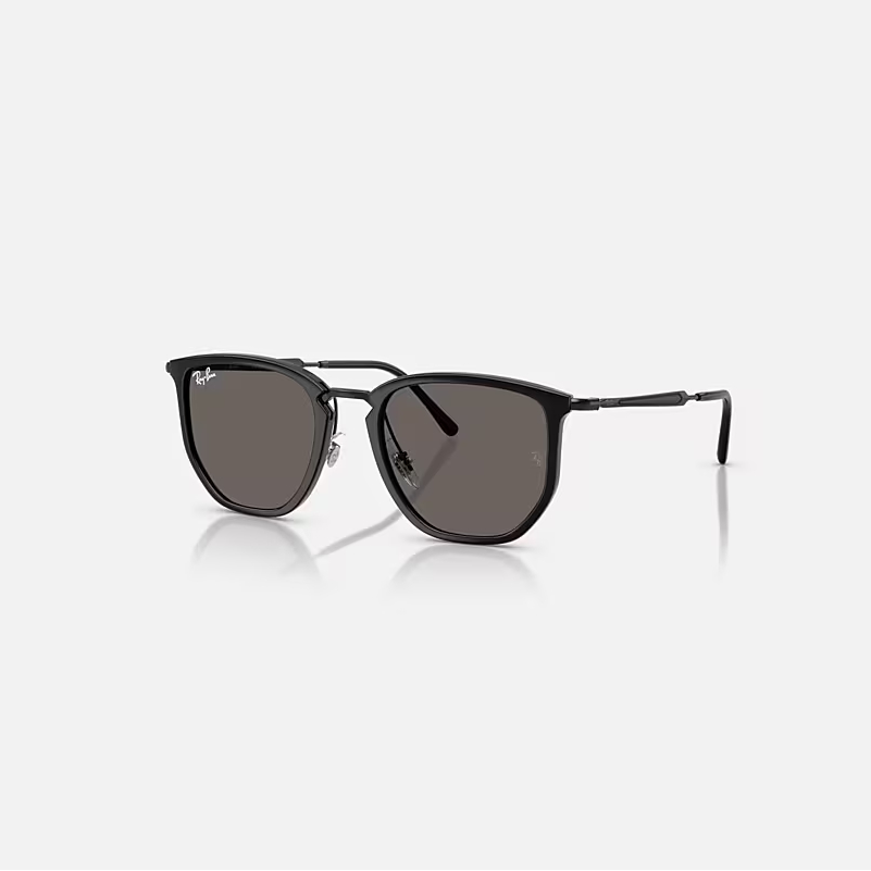 RAY-BAN RB4451 Black & Dark Grey Irregular Sunglasses For Unisex XXL