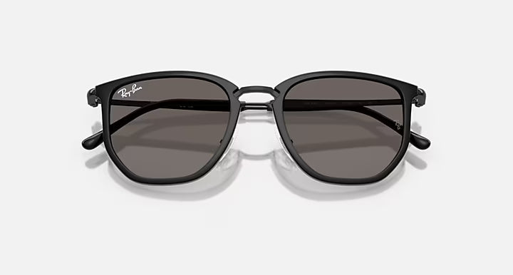 RAY-BAN RB4451 Black & Dark Grey Irregular Sunglasses For Unisex XXL
