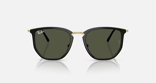 RAY-BAN RB4451 Black & Green Irregular Sunglasses For Unisex XXL