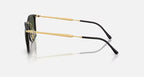 RAY-BAN RB4451 Black & Green Irregular Sunglasses For Unisex XXL