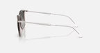 RAY-BAN RB4451 Transparent Grey & Grey Gradient Irregular Sunglasses For Unisex L