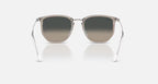 RAY-BAN RB4451 Transparent Grey & Grey Gradient Irregular Sunglasses For Unisex L