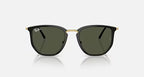 RAY-BAN RB4451 Black & Green Irregular Sunglasses For Unisex L