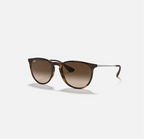 RAY-BAN ERIKA CLASSIC Rubber Havana & Brown Phantos Sunglasses For Women M