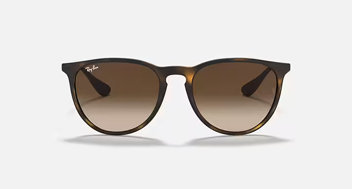 RAY-BAN ERIKA CLASSIC Rubber Havana & Brown Phantos Sunglasses For Women M