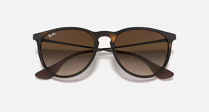 RAY-BAN ERIKA CLASSIC Rubber Havana & Brown Phantos Sunglasses For Women M