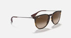 RAY-BAN ERIKA CLASSIC Rubber Havana & Brown Phantos Sunglasses For Women M