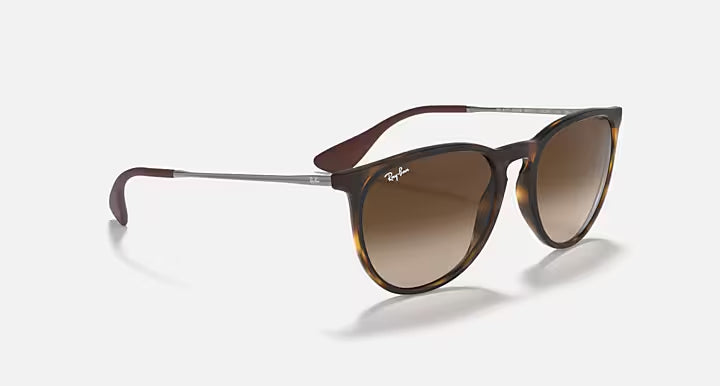 RAY-BAN ERIKA CLASSIC Rubber Havana & Brown Phantos Sunglasses For Women M