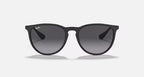 RAY-BAN ERIKA CLASSIC Rubber Black & Grey Gradient Phantos Sunglasses For Women M