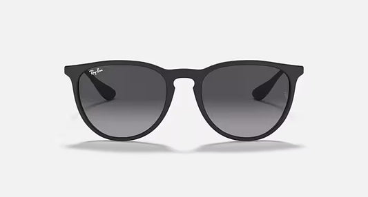 RAY-BAN ERIKA CLASSIC Rubber Black & Grey Gradient Phantos Sunglasses For Women M