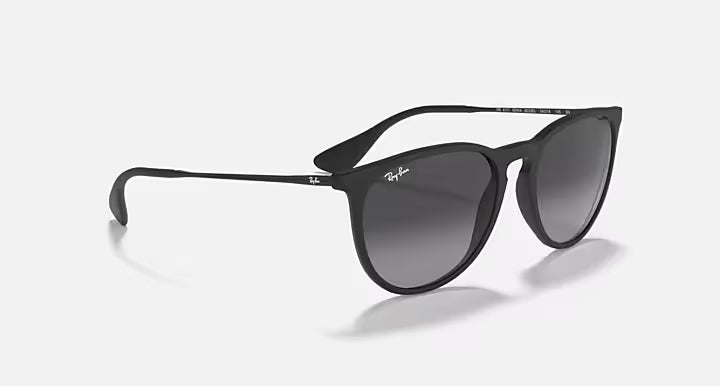 RAY-BAN ERIKA CLASSIC Rubber Black & Grey Gradient Phantos Sunglasses For Women M