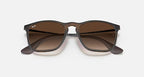 RAY-BAN CHRIS Havana & Brown Gradient Square Sunglasses For Men M
