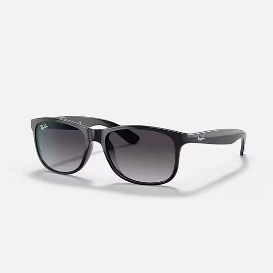 RAY-BAN ANDY Black & Grey Gradient Square Sunglasses For Men M