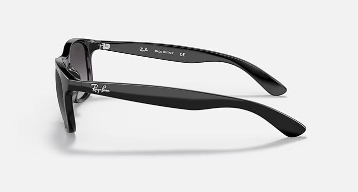 RAY-BAN ANDY Black & Grey Gradient Square Sunglasses For Men M