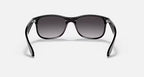RAY-BAN ANDY Black & Grey Gradient Square Sunglasses For Men M