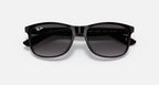 RAY-BAN ANDY Black & Grey Gradient Square Sunglasses For Men M