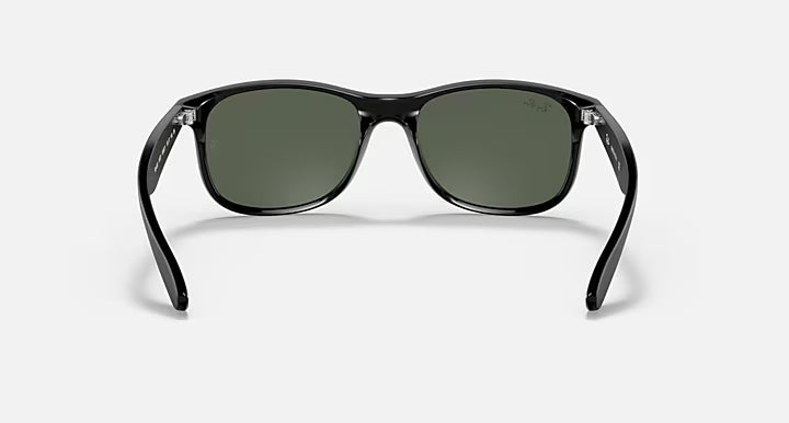 RAY-BAN ANDY Black & Green Square Sunglasses For Men M