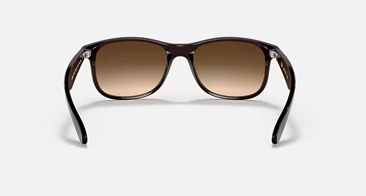 RAY-BAN ANDY Brown & Brown Gradient Square Sunglasses For Men M