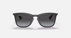 RAY-BAN RB4221 Rubber Black & Grey Gradient Square Sunglasses For Unisex S
