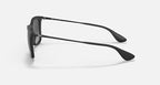 RAY-BAN RB4221 Rubber Black & Grey Gradient Square Sunglasses For Unisex S