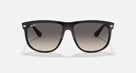 RAY-BAN BOYFRIEND Black & Grey Square Sunglasses For Men L