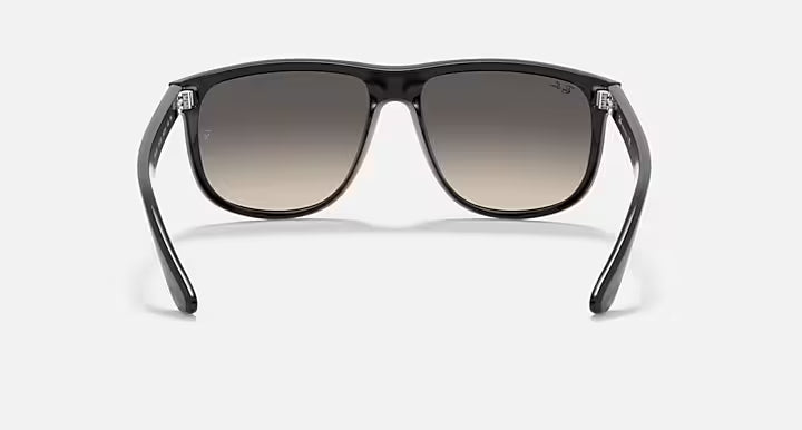RAY-BAN BOYFRIEND Black & Grey Square Sunglasses For Men L
