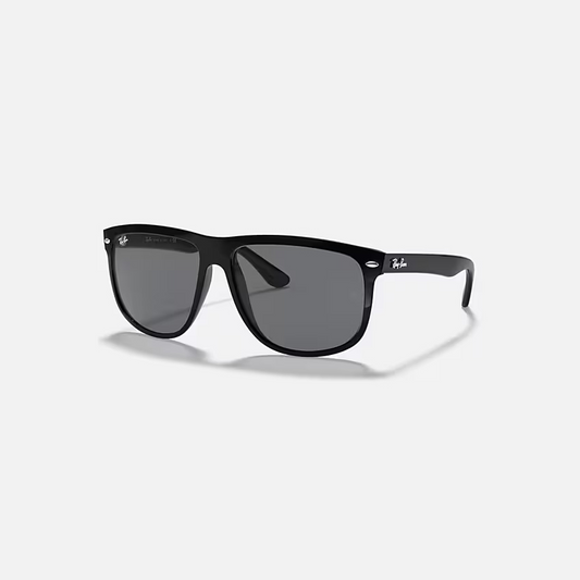 RAY-BAN BOYFRIEND Black & Grey Square Sunglasses For Men L
