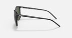 RAY-BAN RB4387 Black & Green Square Sunglasses For Unisex M