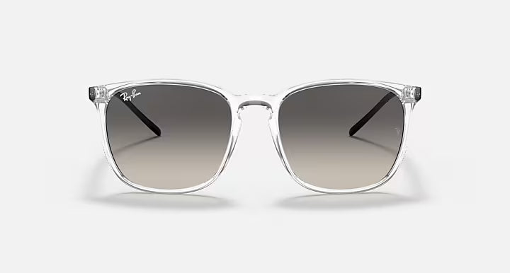 RAY-BAN RB4387 Transparent & Grey Gradient Square Sunglasses For Unisex M