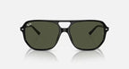 RAY-BAN BILL ONE Black & Green Irregular Sunglasses For Unisex XL