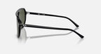 RAY-BAN BILL ONE Black & Green Irregular Sunglasses For Unisex XL