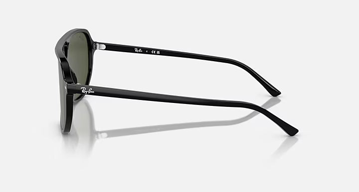 RAY-BAN BILL ONE Black & Green Irregular Sunglasses For Unisex XL