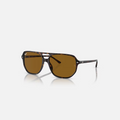RAY-BAN BILL ONE Havana & Brown Irregular Sunglasses For Unisex M