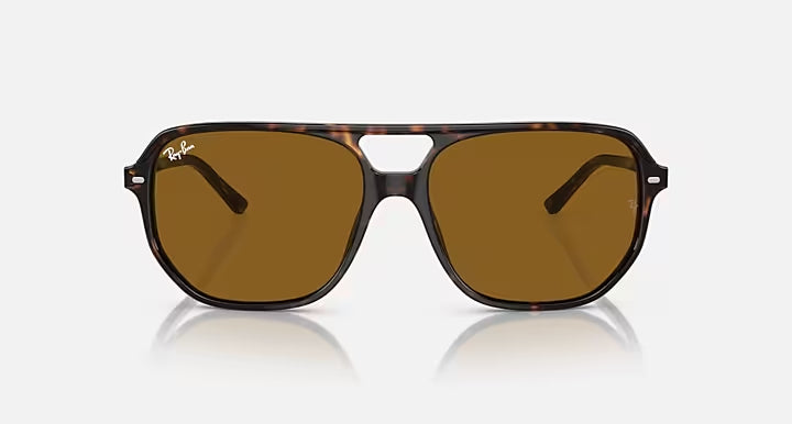 RAY-BAN BILL ONE Havana & Brown Irregular Sunglasses For Unisex M
