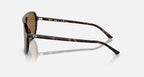 RAY-BAN BILL ONE Havana & Brown Irregular Sunglasses For Unisex M