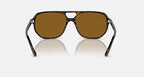 RAY-BAN BILL ONE Havana & Brown Irregular Sunglasses For Unisex M