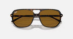 RAY-BAN BILL ONE Havana & Brown Irregular Sunglasses For Unisex M