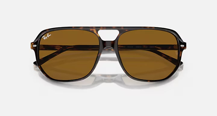 RAY-BAN BILL ONE Havana & Brown Irregular Sunglasses For Unisex M