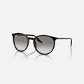 RAY-BAN RB2204 Black & Light Grey Phantos Sunglasses For Unisex L