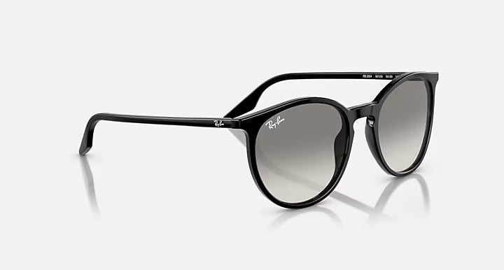 RAY-BAN RB2204 Black & Light Grey Phantos Sunglasses For Unisex S
