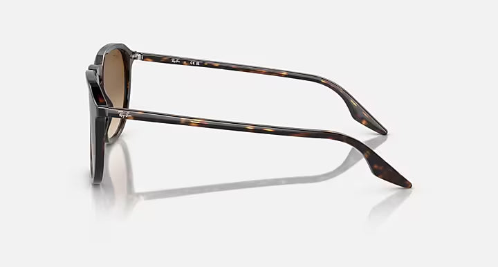 RAY-BAN RB2203 Havana & Light Brown Square Sunglasses For Unisex M