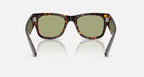 نظارة شمسية RAY-BAN MEGA WAYFARER SUMMER CAPSULE مربعة للجنسين بلون هافانا وأخضر زجاجي M
