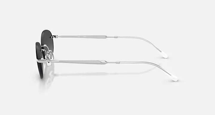 RAY-BAN RB3767 Silver & Grey Gradient Oval Sunglasses For Unisex S